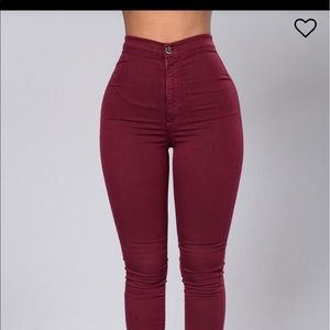 Super High Waist Denim Skinnies